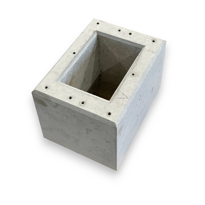 Fertigfundament 100 kg erhöht für KEBA KeContact P20/P30 V3 Standfuß