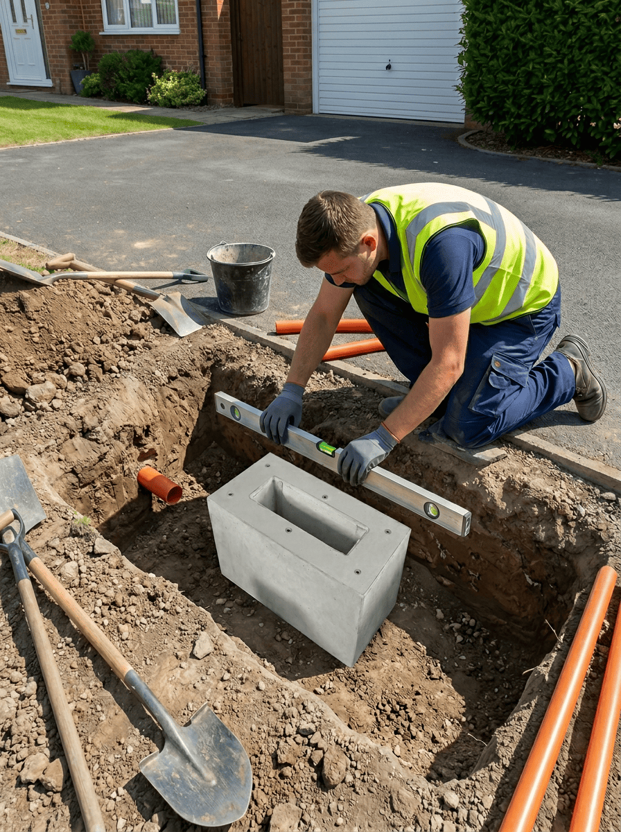 Betonfertigfundament für KEBA KeContact Standfüße P20 / P30 / P40