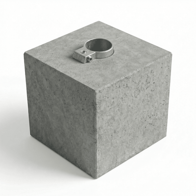 Schilder Betonfundament 30x30x30cm - Ø 60 mm Schilderpfoster