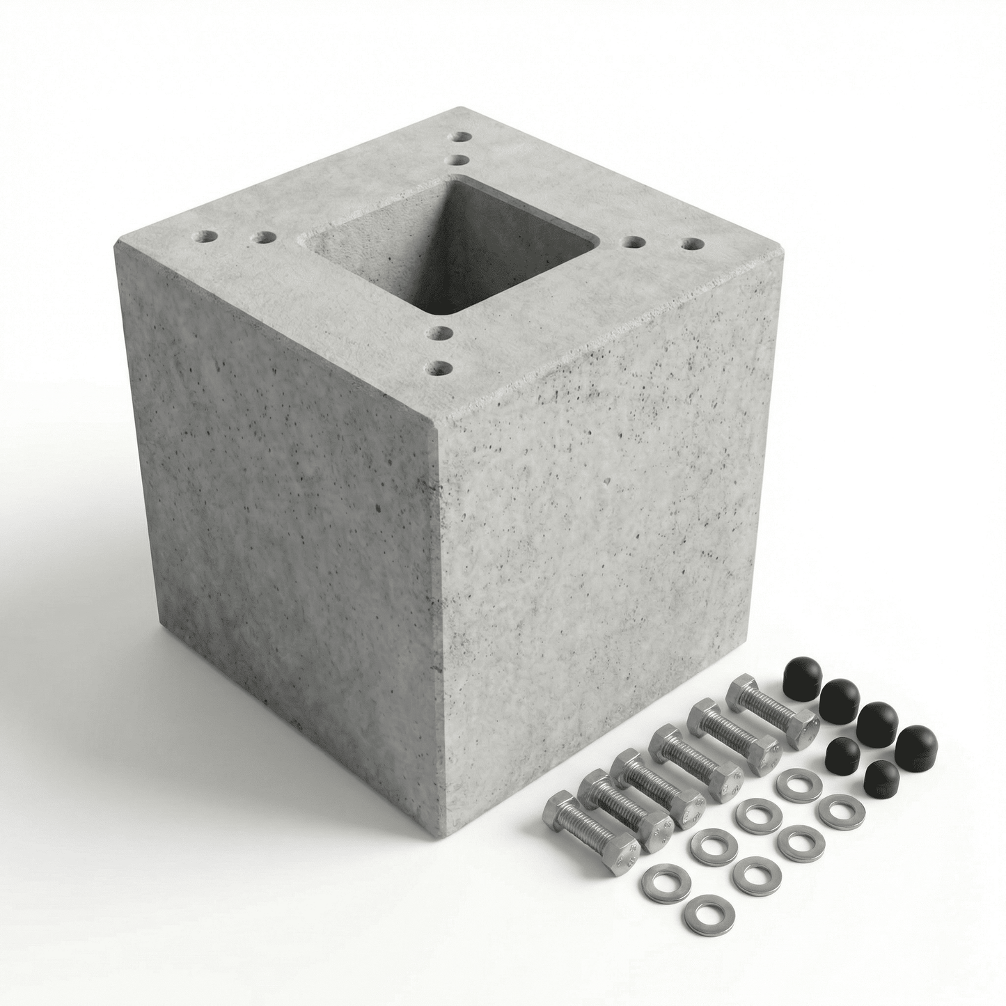 Betonfertigfundament für Ladesäulen, Standfüße und Stele – frostsicher