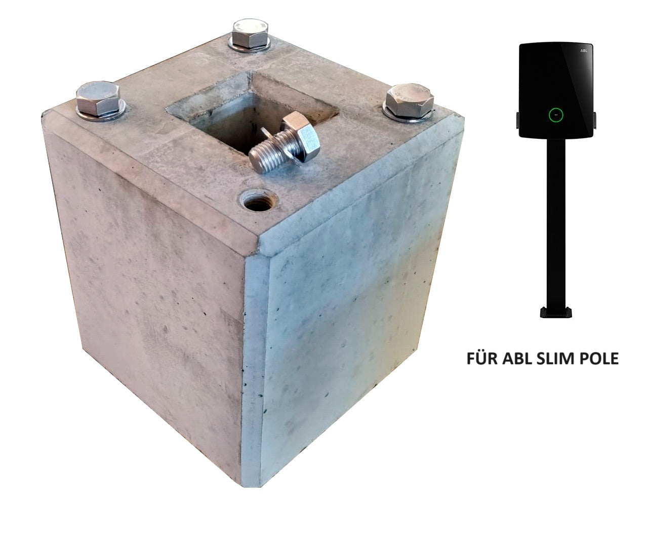 Fertigbetonfundament für ABL Stele POLE Slim Modelle 100000237 & Co.