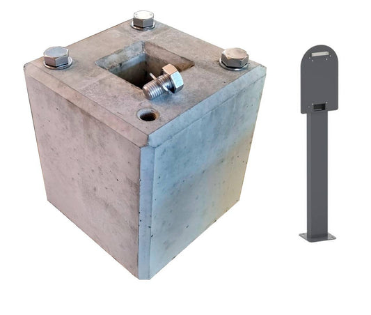 Fertigbetonfundament für Schneider Electric Stele und Standfuß Modelle