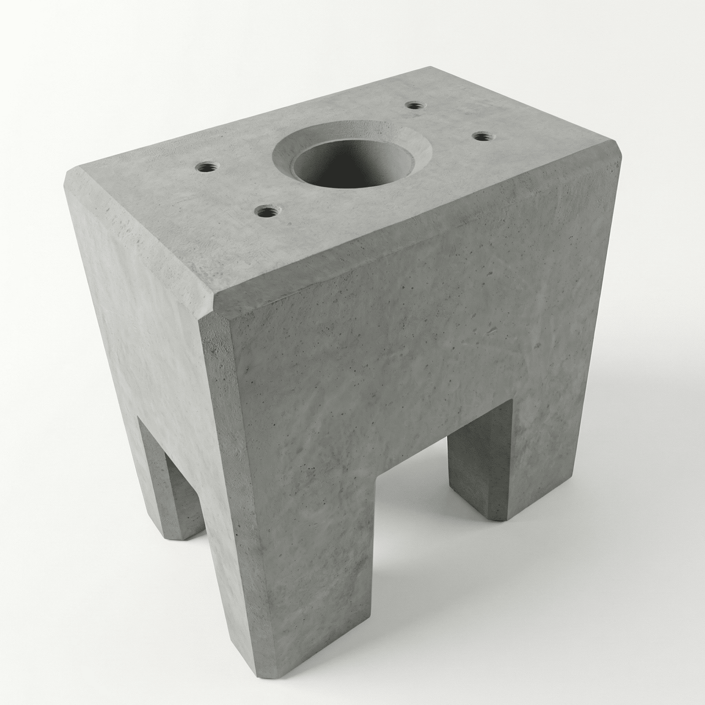 Betonfertigfundament für Mennekes Amtron 4You und 4Business Standfuß