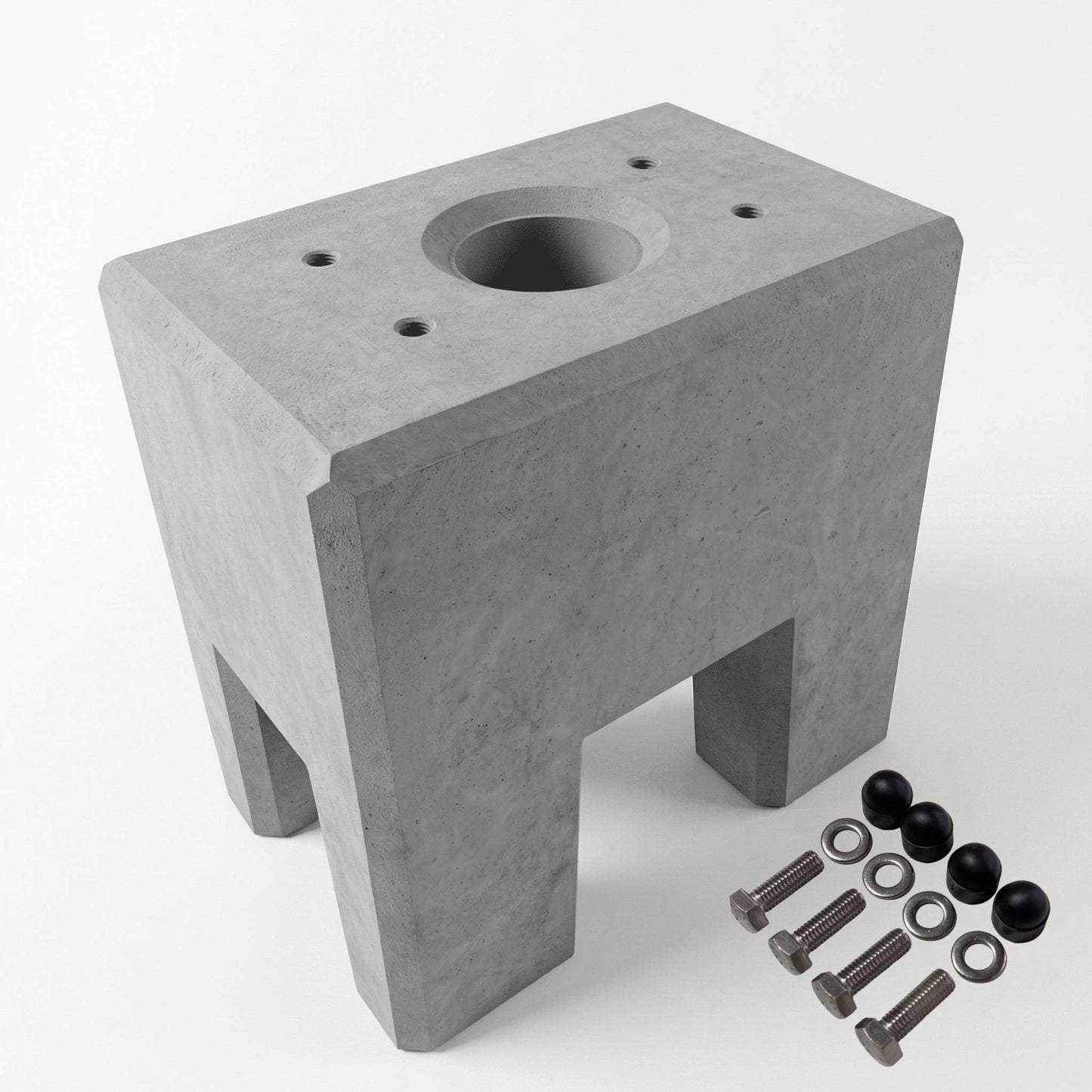 Betonfertigfundament für go-e Stand Pro – Robust und montagefreundlich