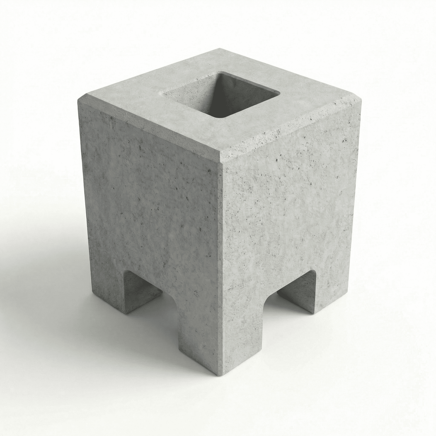 Universal Fertigfundament für Ladesäulen mit Schwerlastankern 600x500x500 mm